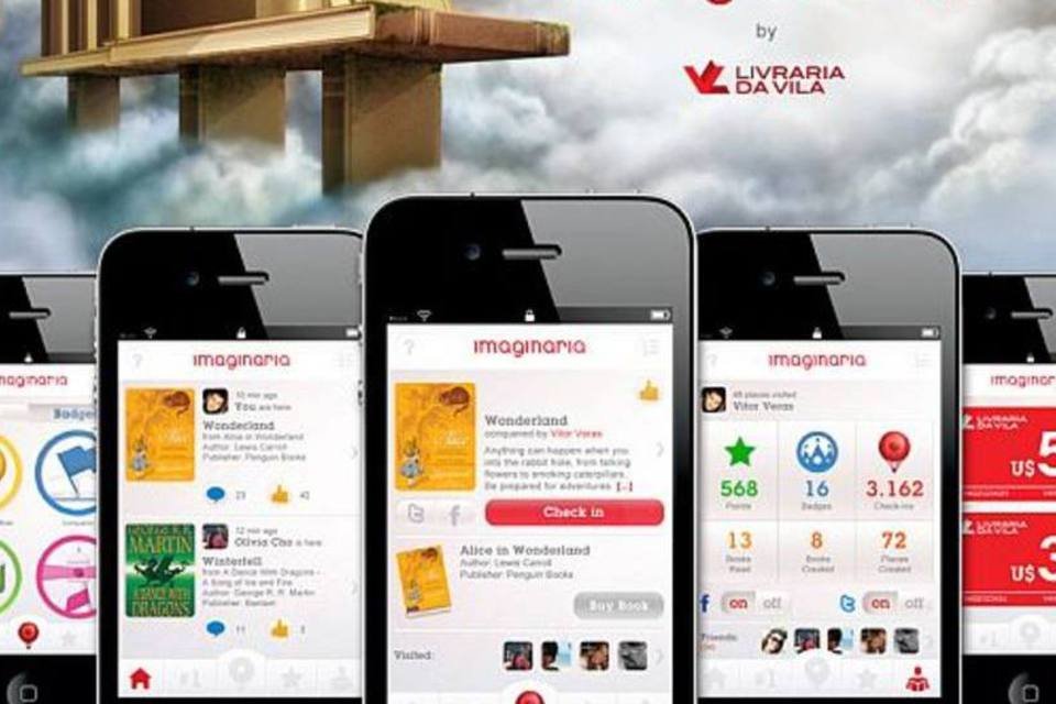 Livraria lança app que faz check-in literário