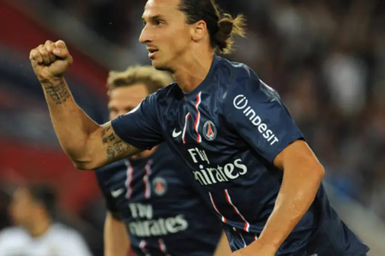 
	Jogador Zlatan Ibrahimovic no Paris Saint-German
 (Valerio Pennicino/Getty Images)