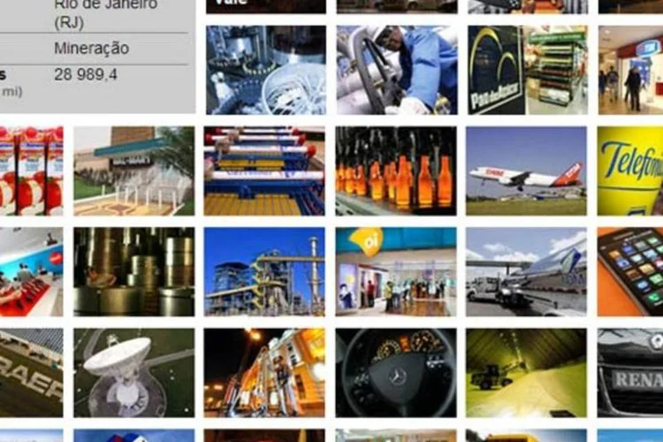 Imagens de algumas das 50 maiores empresas privadas do Brasil (Juliana Pimenta/EXAME.com)