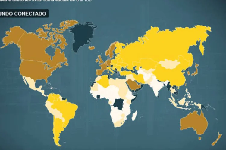 Infográfico - Internet no Brasil e no mundo