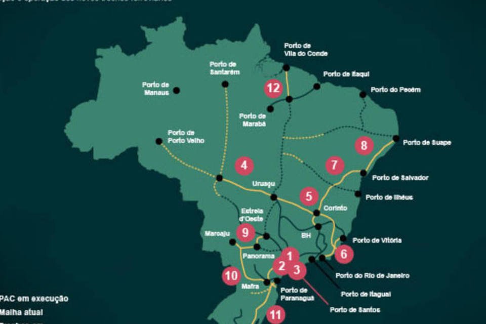 As promessas de Dilma para as ferrovias brasileiras
