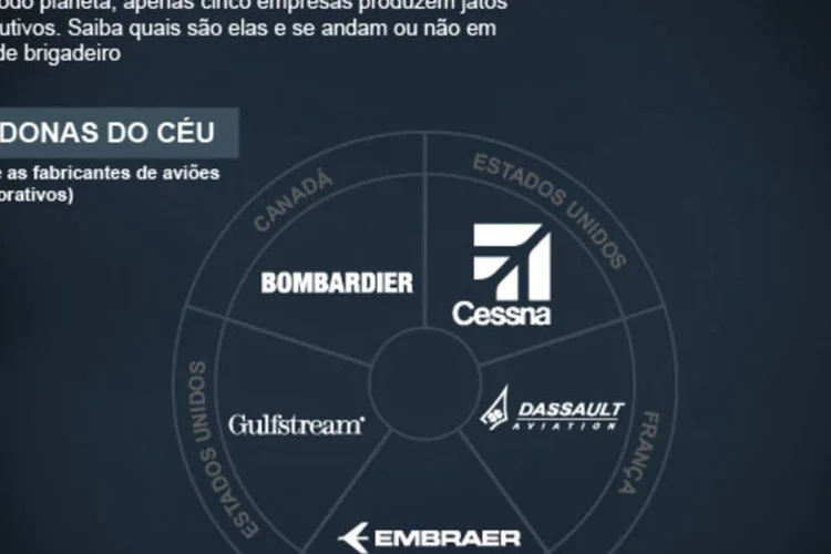 Infográfico - O mundo dos jatinhos (Juliana Pimenta/EXAME.com)