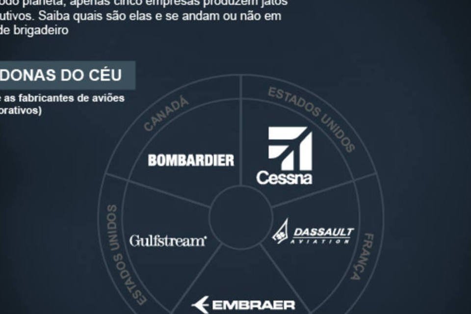 Infográfico - O mundo dos jatinhos (Juliana Pimenta/EXAME.com)