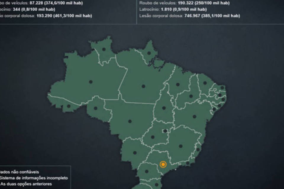 A violência dominou seu estado? Este infográfico responde