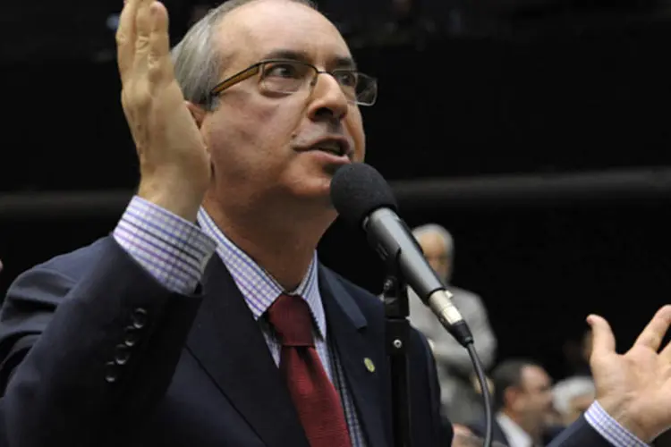 
	Deputado Eduardo Cunha (PMDB), novo presidente da C&acirc;mara: a gota d&#39;&aacute;gua foi a interven&ccedil;&atilde;o do governo na disputa pela presid&ecirc;ncia da C&acirc;mara
 (Luis Macedo/Câmara dos Deputados)