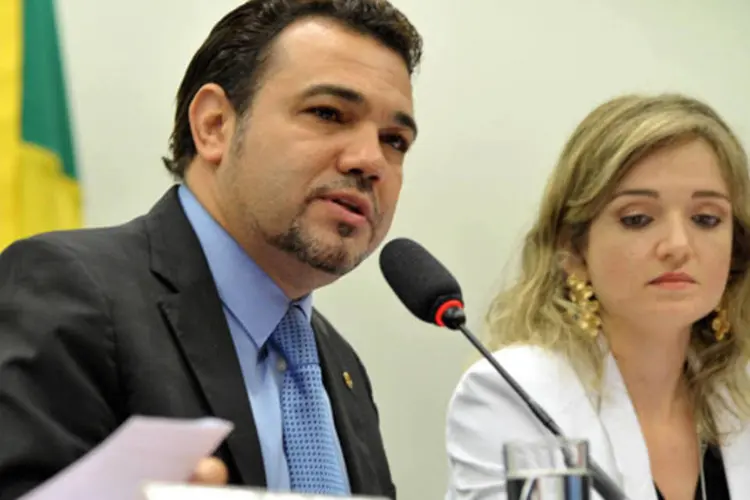 
	Deputado Marco Feliciano (PSC-SP) durante reuni&atilde;o ordin&aacute;ria da Comiss&atilde;o de Direitos Humanos e Minorias (CDHM)
 (Luis Macedo/Câmara dos Deputados)