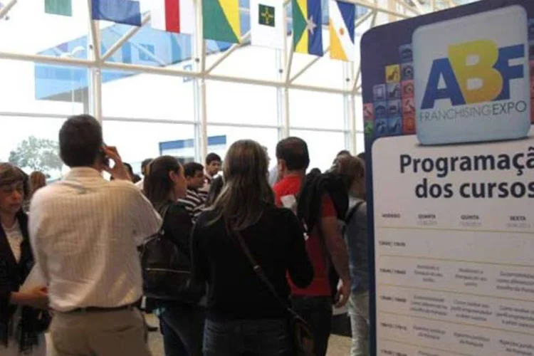 Pessoas na feira ABF Franchising Expo 2013 (Priscila Zuini/Exame.com)