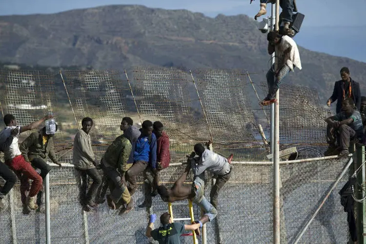 
	Imigrantes na Espanha
 (Alexander Koerner/Getty Images)