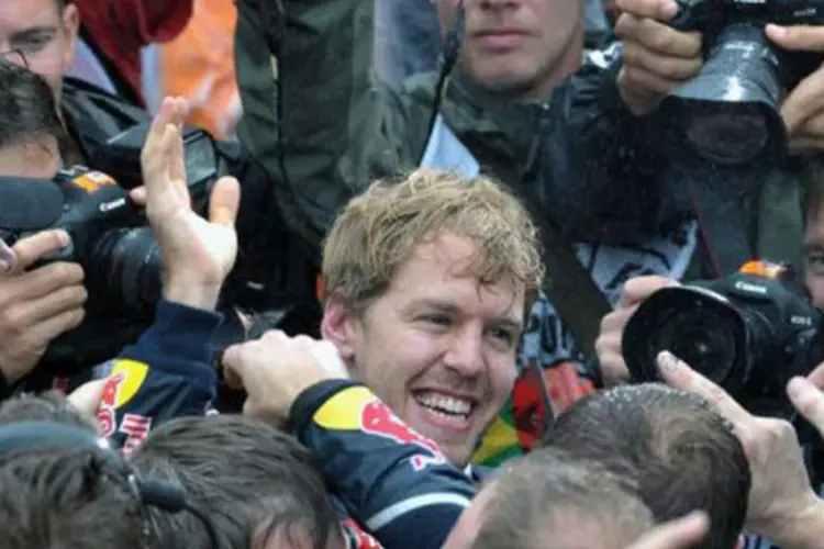 
	O piloto alem&atilde;o Sebastien Vettel: foi um campeonato com 20 corridas bem mais equilibrado que o anterior, que teve dom&iacute;nio absoluto da Red Bull
 (©AFP / Yasuyoshi Chiba)