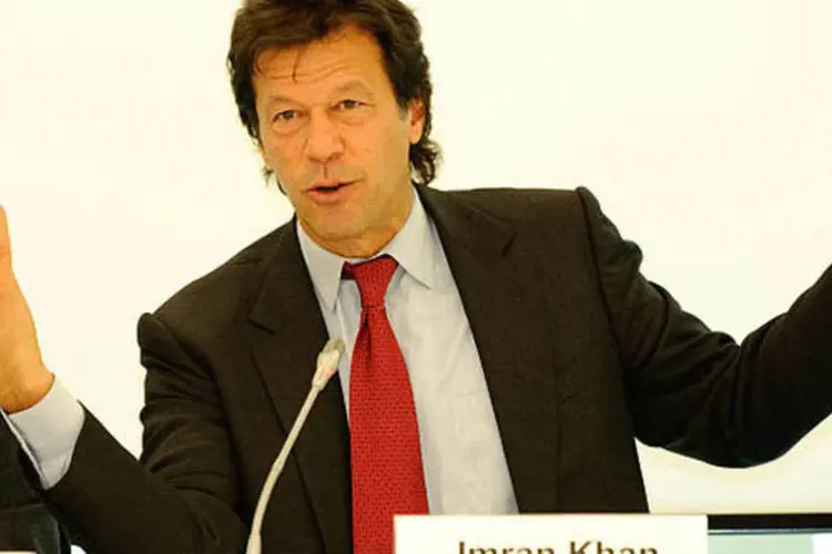 Imran Khan: Segundo ele, a luta contra os fundamentalistas ''pode terminar em 90 dias se conseguir o apoio da população local (Wikimedia Commons)