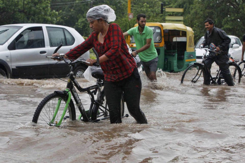 Fortes chuvas na Índia deixam 10 mortos e 10 desaparecidos