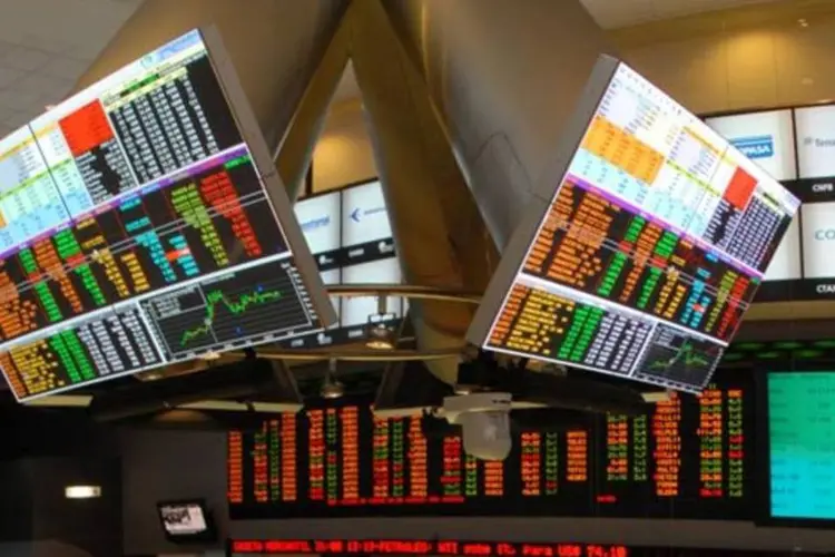 Indicadores na BM&FBovespa (Germano Lüders/EXAME)