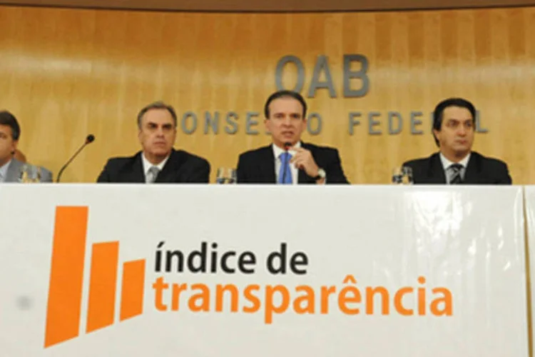 Portal do governo recebe maior nota no ranking de transparência do país (.)