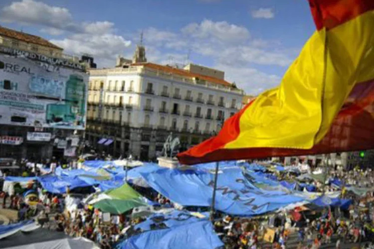 Manifestantes espanhóis organizaram atos em diversas cidades