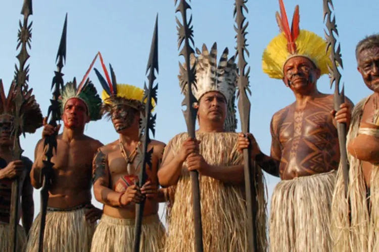 Índios Iauanauás: desde o ínicio de junho, comunidades indígenas fizeram protestos por todo o país e dois índios acabaram mortos no Mato Grosso do Sul. (WikimediaCommons)