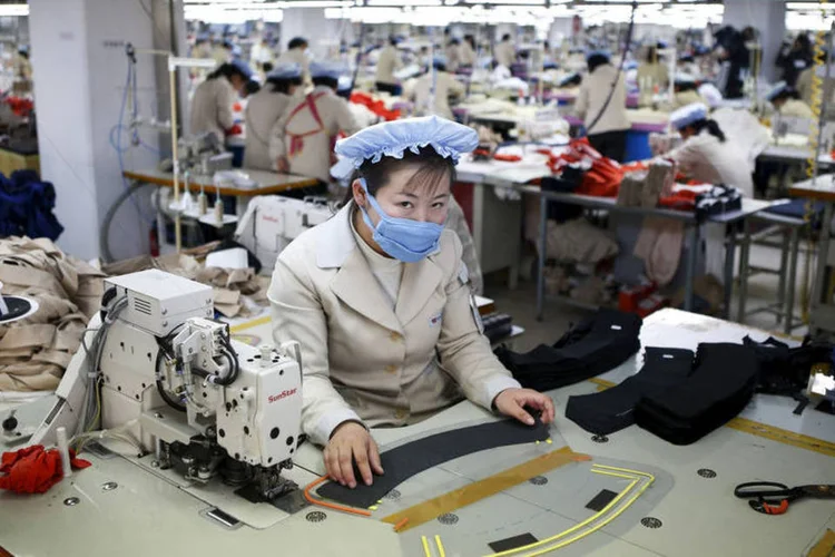 
	Kaesong: o complexo abriga 124 empresas sul-coreanas e proporciona emprego a quase 53.000 norte-coreanos
 (Kim Hong-Ji / Reuters)