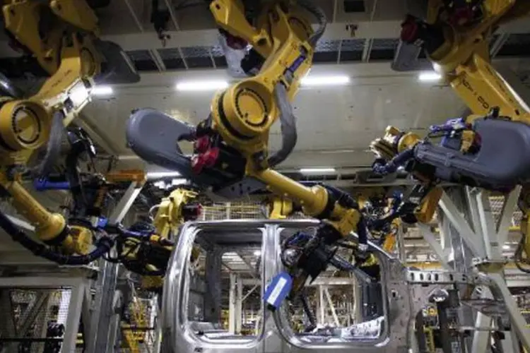 A atividade industrial caiu levemente em fevereiro nos Estados Unidos (Bill Pugliano/AFP)