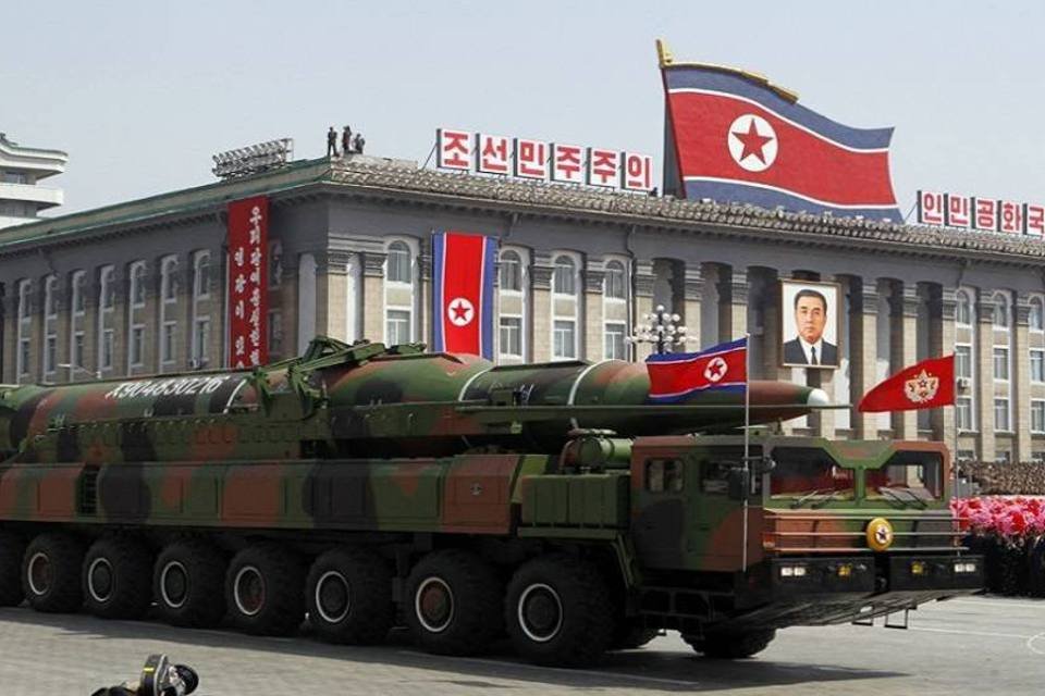 Coreia do Norte lança campanha publicitária de teste nuclear