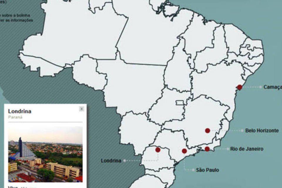 Infografico - Onde estão localizadas as 10 maiores empresas espanholas no Brasil
