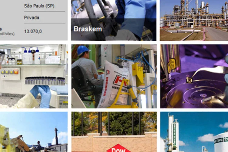 Infográfico: as 15 maiores empresas do setor quimico e petroquimico