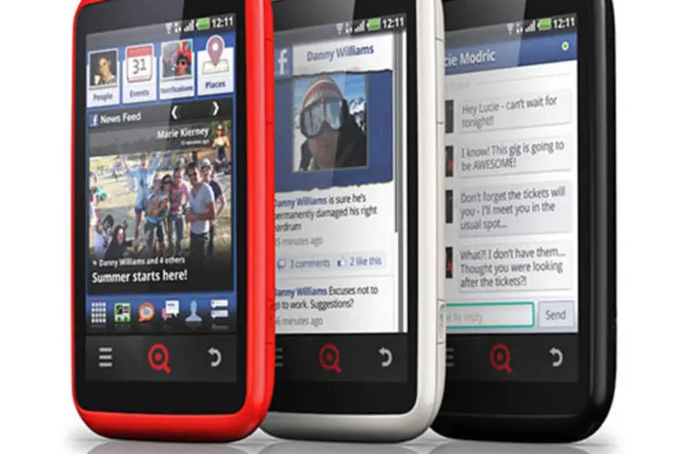  INQ Cloud Touch: o smartphone foi desenvolvido em parceria com o Facebook  (INQ / Divulgação)