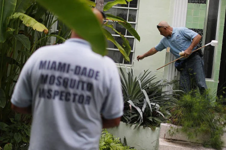 
	Miami: &quot;n&atilde;o acho que as not&iacute;cias sobre zika sejam algo que algu&eacute;m gostaria de ouvir&quot;, disse Melissa Berthier, porta-voz da cidade de Miami
 (Getty Images)