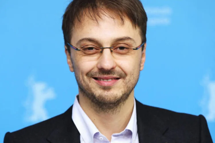 Cineasta Calin Peter Netzer durante a pré-estreia do filme "Instinto Materno", no 63º Festival de Berlim (Sean Gallup/Getty Images)