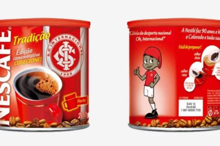 Latas de Nescafé do Inter (Divulgação)