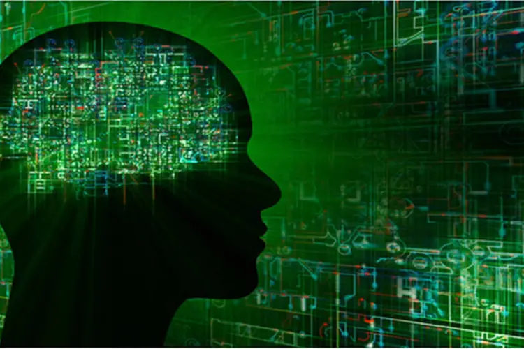 Interface cérebro-máquina: implante pode permitir comunicação da mente humana com computadores (Divulgação/Darpa)
