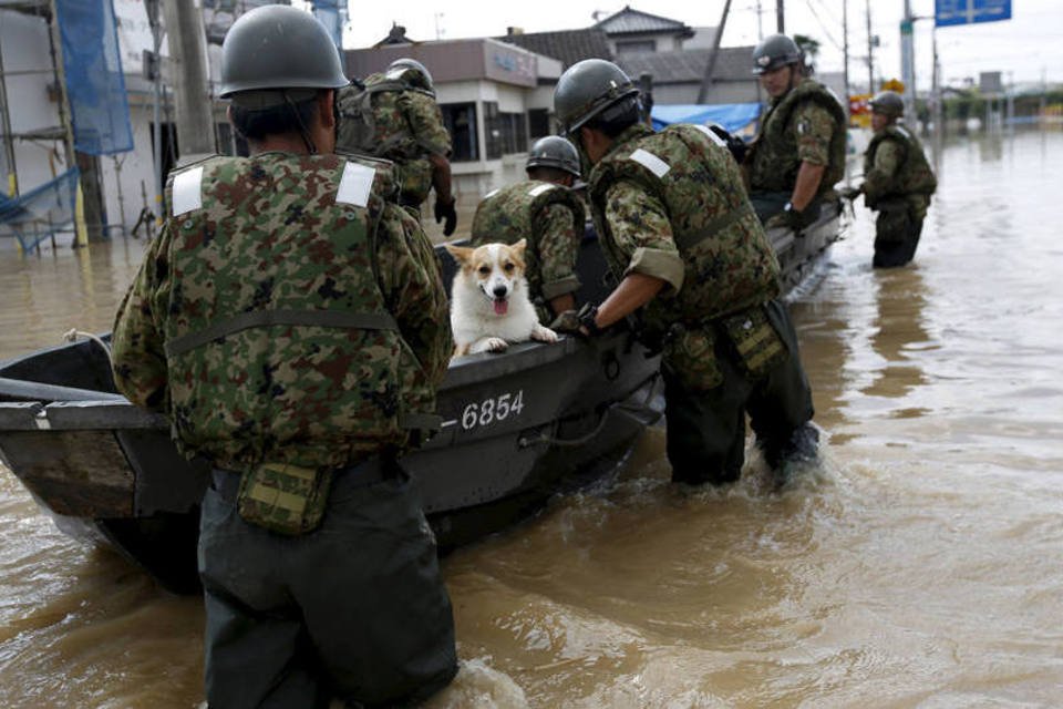 3 mil pessoas foram evacuadas por inundações no Japão