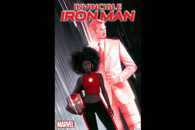 Invincible Iron Man: a garota é uma cientista genial, que chamou a atenção de Tony Stark ao construir por conta própria uma armadura do Homem de Ferro em seu dormitório da faculdade (Reprodução/Marvel)