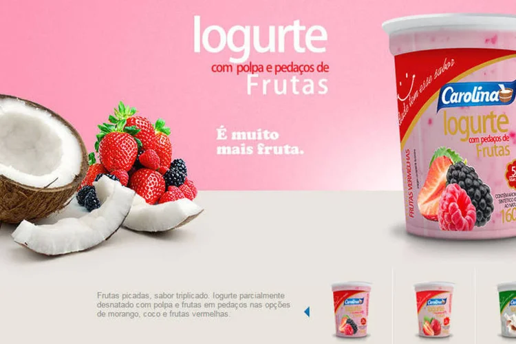 
	Iogurte Carolina: a companhia n&atilde;o revelou mais detalhes sobre a transa&ccedil;&atilde;o
 (Reprodução/Carolina)