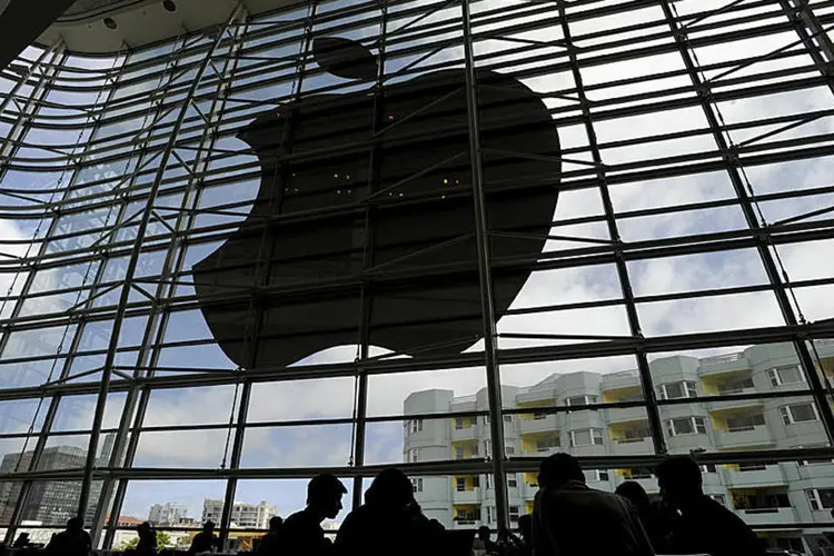 
	Apple: fogo provocou a queda de uma parte do teto
 (David Paul Morris/Bloomberg)