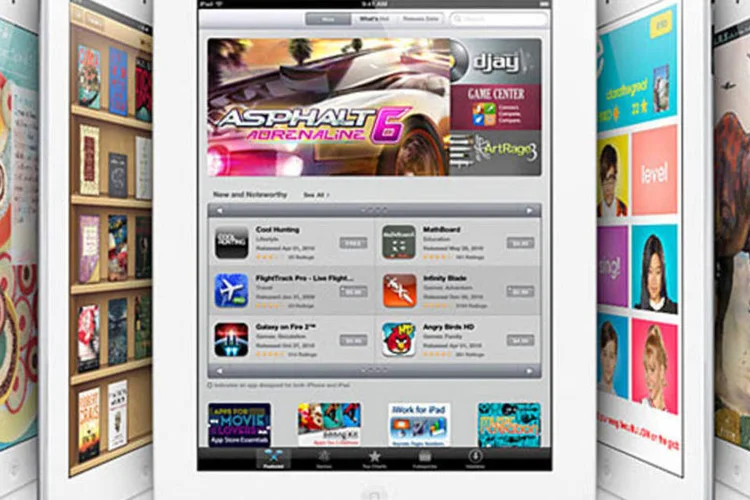 O estoque de iPad 2 esgotou-se em poucas horas na loja online da Apple   (Reprodução)