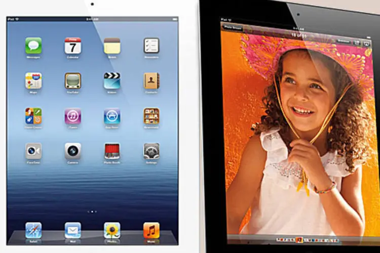Tablets: o iPad 2 e o Novo iPad são os primeiros modelos nacionais de tablets da Apple a chegarem ao mercado (Divulgação)
