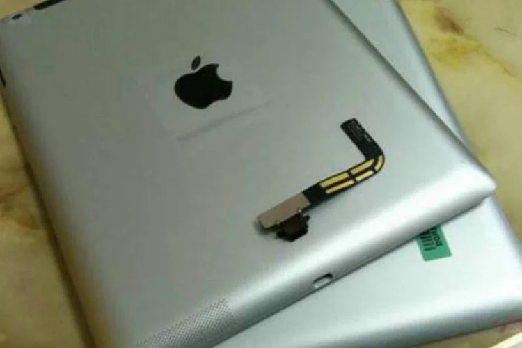 Suposta nova versão do iPad com entrada para conector Lightning (Reprodução)