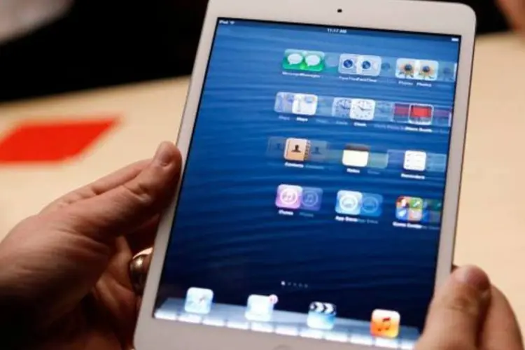 
	Novo iPad mini, da Apple: fabrica&ccedil;&atilde;o de telas para o tablet caiu ao n&iacute;vel m&iacute;nimo para manter a linha operacional
 (Robert Galbraith/Reuters)