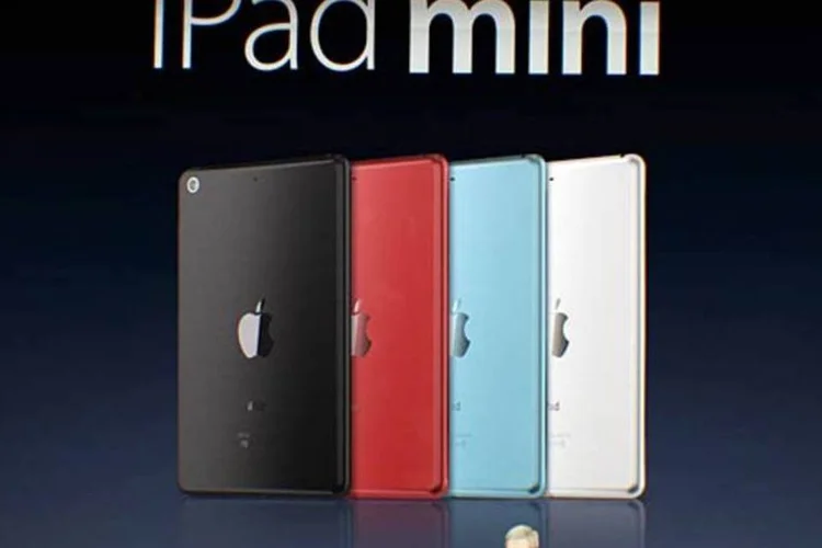 Na montagem do ilustrador holandês Martin Hajek, Tim Cook apresenta um improvável iPad mini colorido (Martin Hajek / www.martinhajek.com)