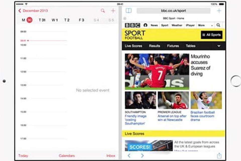 iPad pode passar a exibir dois apps lado a lado com o iOS 8