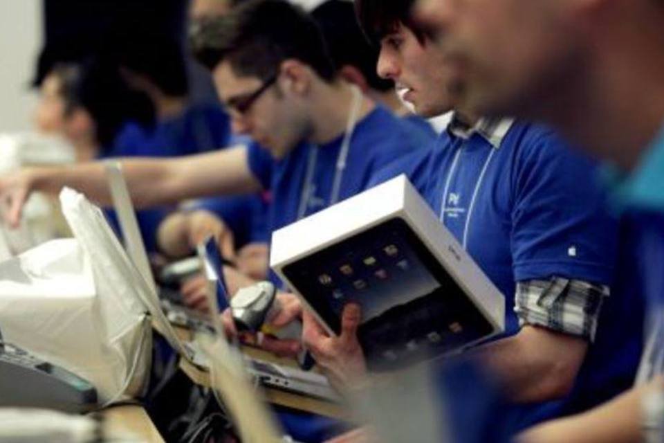 Vendas do iPad no Reino Unido (.)