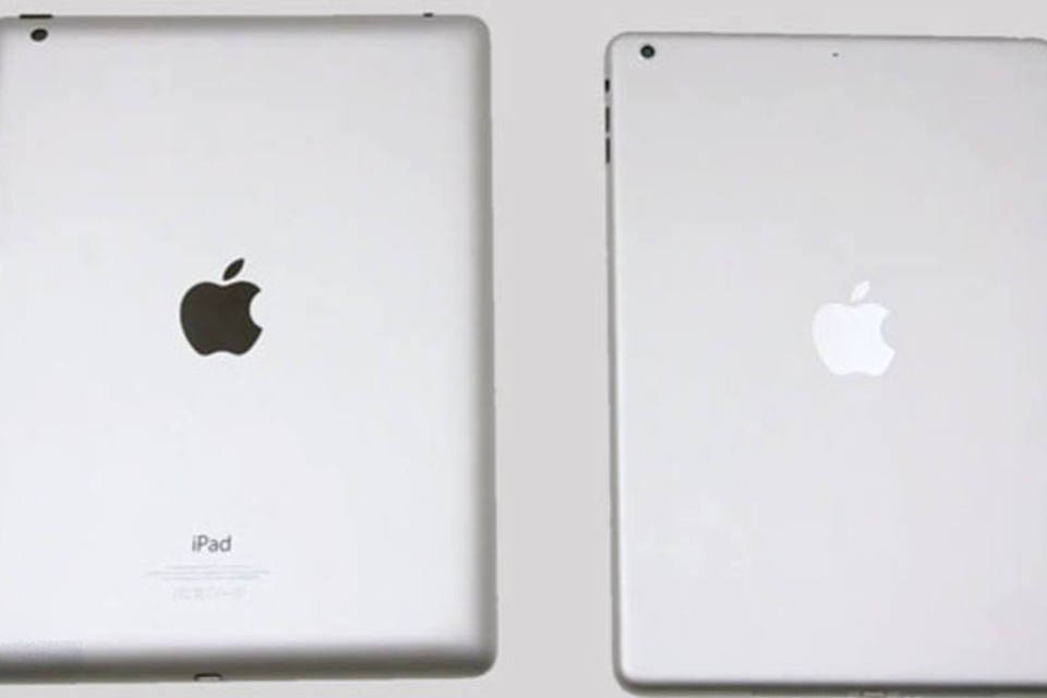 Vídeo compara um suposto e redesenhado iPad 5 ao iPad 4