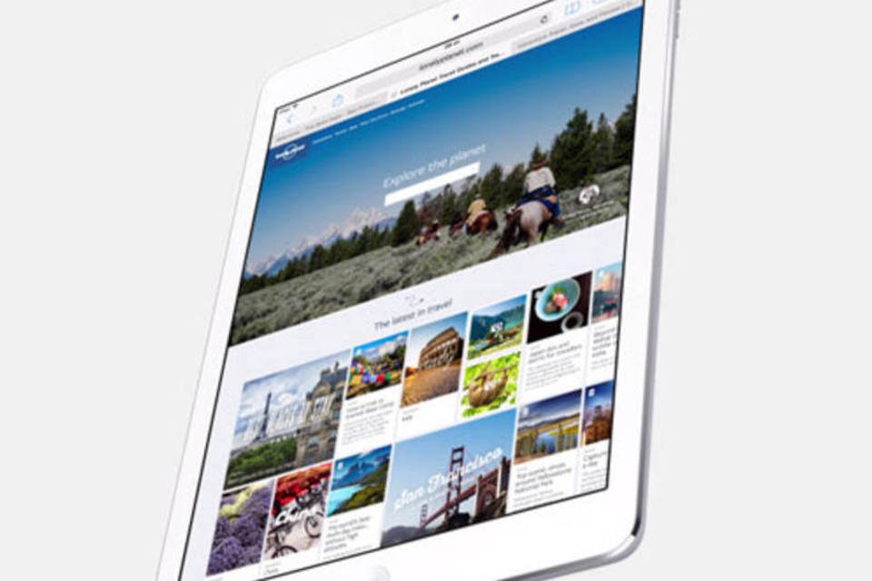 iPad Air, o tablet mais potente da Apple, é super leve