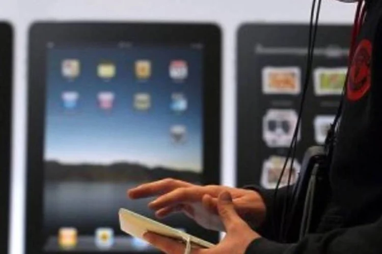 Loja da Apple em Nova York no dia do lançamento do iPad