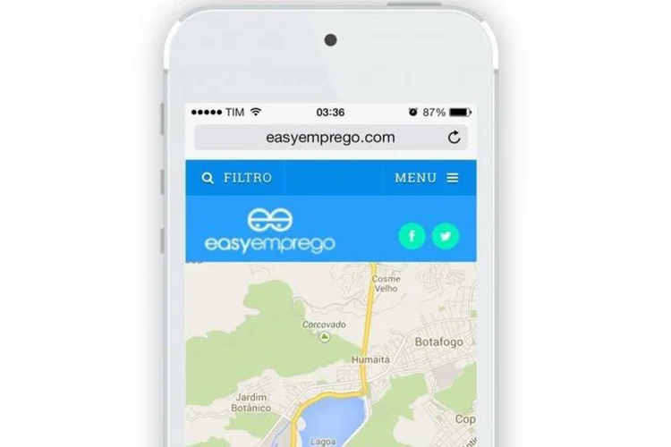 Site Easy Empregos (Divulgação / VOCÊ S/A)