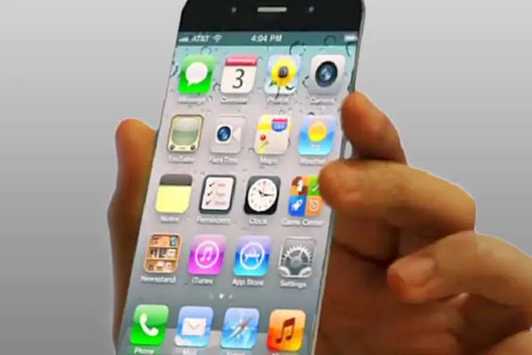 O iPhone 5, que deve ser mais rápido e mais fino, além de contar com uma tela maior, chegará ao mercado a tempo das cruciais vendas de fim de ano (Reprodução)
