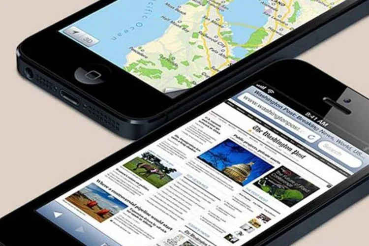 O iPhone 5 será oferecido nas cores branca e preta, e com opções de 16, 32 e 64 GB de capacidade (Reprodução / Apple)