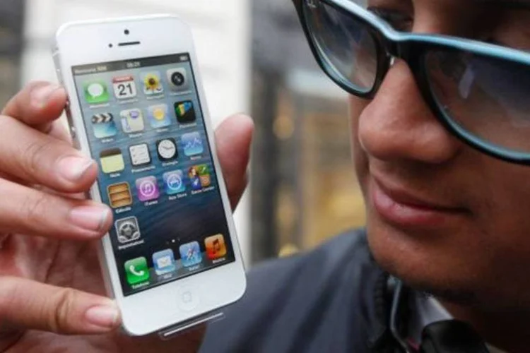 
	iPhone 5, da Apple: o termo iPhone 5 foi o segundo mais procurado, ficando atr&aacute;s apenas de &quot;Elei&ccedil;&otilde;es&quot;
 (Jacky Naegelen/Reuters)