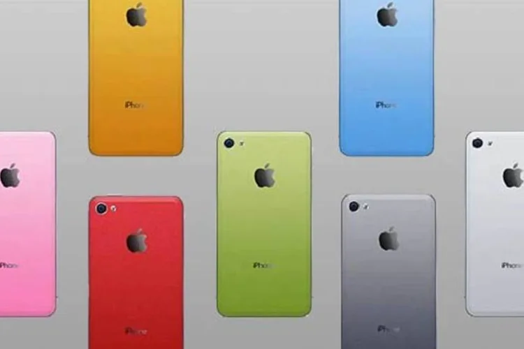Enquanto o iPhone 5 não chega, os designers tentam prever como ele poderá ser, e vale até colorir o smartphone, como fez MrBseifert nesta ilustração (Reprodução / MrBseifert)