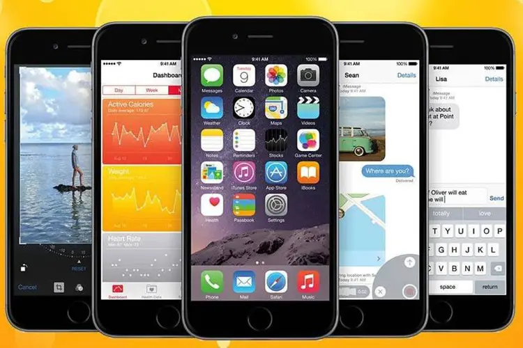 
	iPhone 6: a empresa diz ter 16 Gb em alguns de seus modelos, mas cerca de um quinto &eacute; usada pela vers&atilde;o mais recente de seu sistema operacional (iOS 8)
 (Divulgação)