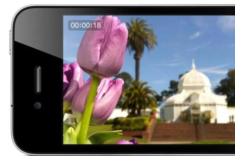 iPhone 4 grava vídeos em alta resolução (Divulgação/Apple)